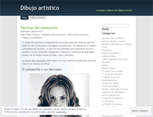 Tablet Screenshot of dibujoartistico.wordpress.com