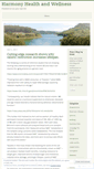 Mobile Screenshot of harmonyhealth.wordpress.com