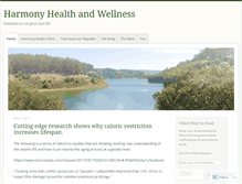 Tablet Screenshot of harmonyhealth.wordpress.com