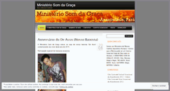 Desktop Screenshot of ministeriosomdagraca.wordpress.com