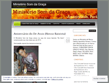 Tablet Screenshot of ministeriosomdagraca.wordpress.com