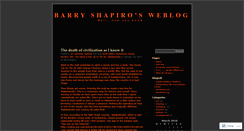 Desktop Screenshot of barryshapiro.wordpress.com