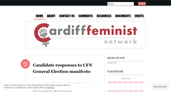 Desktop Screenshot of feministcardiff.wordpress.com