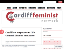 Tablet Screenshot of feministcardiff.wordpress.com