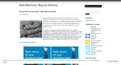 Desktop Screenshot of malamemoria.wordpress.com