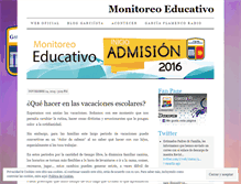 Tablet Screenshot of monitoreoeducativo.wordpress.com