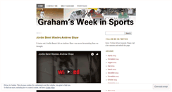 Desktop Screenshot of grahamsweekinsports.wordpress.com