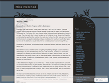 Tablet Screenshot of missmatched.wordpress.com
