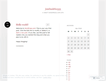 Tablet Screenshot of jumbnalebo335.wordpress.com