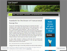 Tablet Screenshot of grnfy.wordpress.com