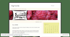 Desktop Screenshot of pinefellagricola.wordpress.com