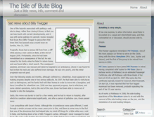 Tablet Screenshot of buteblog.wordpress.com