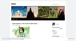 Desktop Screenshot of lovelyindia.wordpress.com