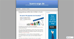 Desktop Screenshot of bueroorga.wordpress.com