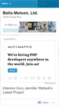 Mobile Screenshot of bellamaisonltd.wordpress.com