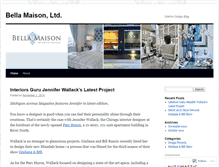 Tablet Screenshot of bellamaisonltd.wordpress.com
