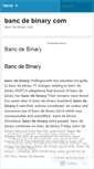 Mobile Screenshot of mysupport.bancdebinarycom.wordpress.com