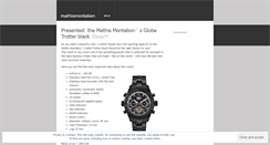 Desktop Screenshot of mathismontabon.wordpress.com