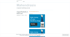 Desktop Screenshot of mahendrasix.wordpress.com