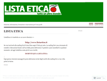 Tablet Screenshot of listaetica.wordpress.com