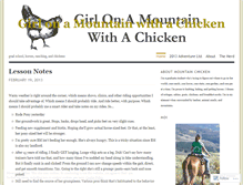 Tablet Screenshot of mountainchicken.wordpress.com