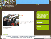 Tablet Screenshot of engagechrist.wordpress.com