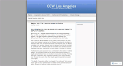 Desktop Screenshot of ccwla.wordpress.com