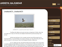 Tablet Screenshot of anindyamajumdar.wordpress.com