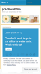 Mobile Screenshot of precious2him.wordpress.com