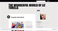 Desktop Screenshot of lizthrilla.wordpress.com