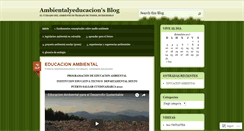 Desktop Screenshot of ambientalyeducacion.wordpress.com