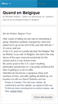 Mobile Screenshot of enbelgique.wordpress.com