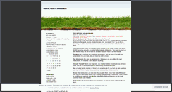 Desktop Screenshot of mentalhealthawareness.wordpress.com