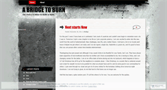 Desktop Screenshot of bridgeburnt.wordpress.com