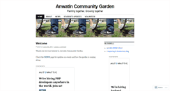 Desktop Screenshot of anwatincommunitygarden.wordpress.com