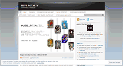 Desktop Screenshot of huperoyalty.wordpress.com