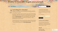 Desktop Screenshot of angelwingsandprettythings.wordpress.com