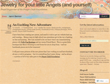 Tablet Screenshot of angelwingsandprettythings.wordpress.com