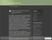 Tablet Screenshot of lafammadejavierfont.wordpress.com