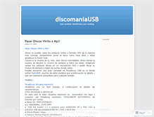 Tablet Screenshot of discomaniausb.wordpress.com