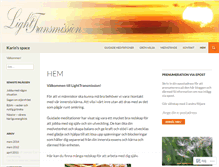 Tablet Screenshot of lighttransmission.wordpress.com