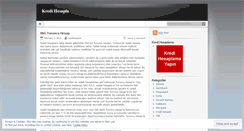 Desktop Screenshot of kredihesapla.wordpress.com