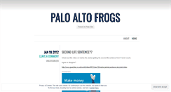 Desktop Screenshot of pafrogs.wordpress.com