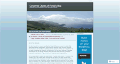 Desktop Screenshot of concernedcitizensofflorida.wordpress.com