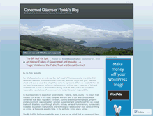 Tablet Screenshot of concernedcitizensofflorida.wordpress.com