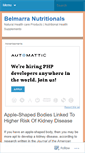 Mobile Screenshot of belmarranutritionals.wordpress.com