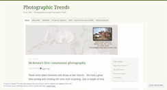 Desktop Screenshot of photographictrends.wordpress.com