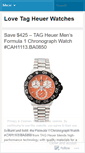 Mobile Screenshot of etagheuerwatches.wordpress.com