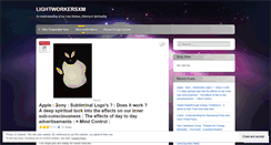 Desktop Screenshot of lightworkersxm.wordpress.com