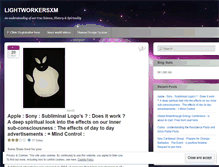 Tablet Screenshot of lightworkersxm.wordpress.com